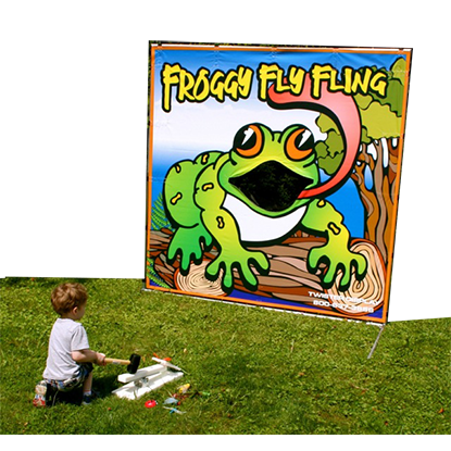 Froggy Fly Fling Carnival Game